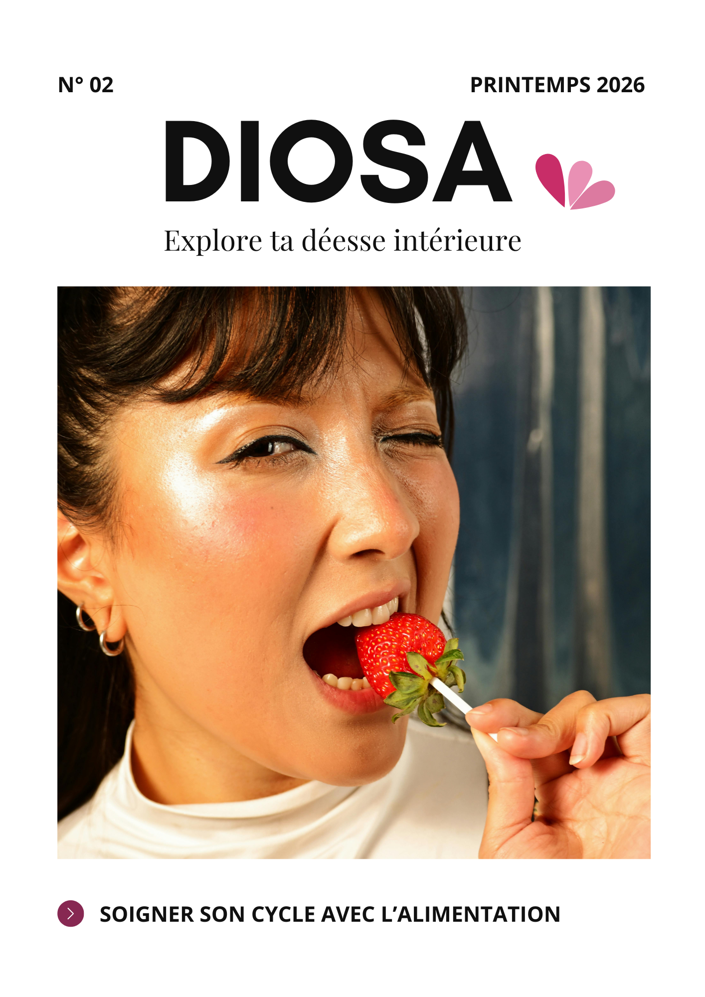 Magazine Diosa - Edition N°2, Soigner son cycle avec l'alimentation, Printemps 2026